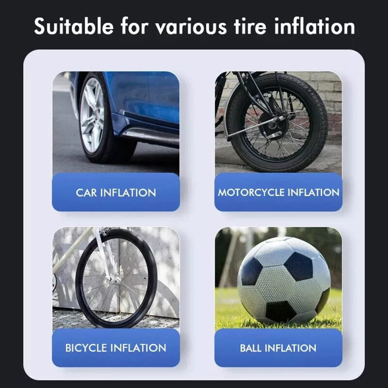 Electric Corded 12V 150PSI Car Tyre Inflator Portable Air Compressor