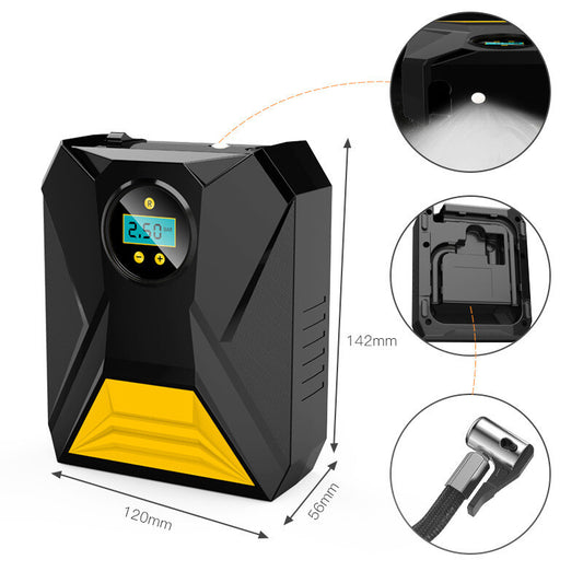 Electric Corded 12V 150PSI Car Tyre Inflator Portable Air Compressor