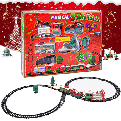 Toy Train Set with Lights and Sounds