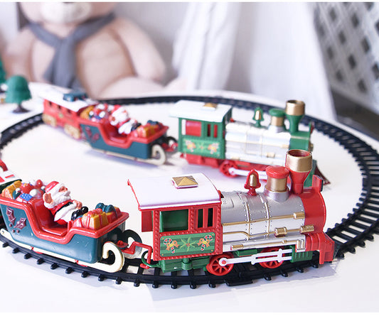 Toy Train Set with Lights and Sounds