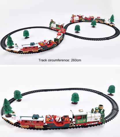 Toy Train Set with Lights and Sounds