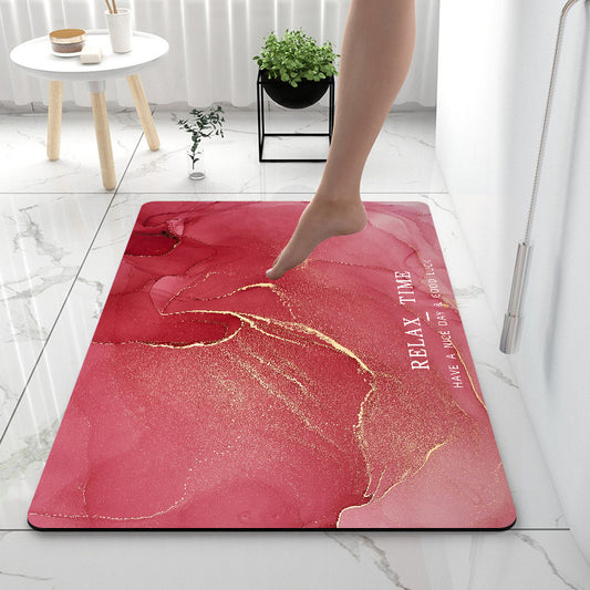 Anti-Slip Mat Super Absorbent Bathroom Floor Mat Diatom Mud Suitable For Kitchen Toilet