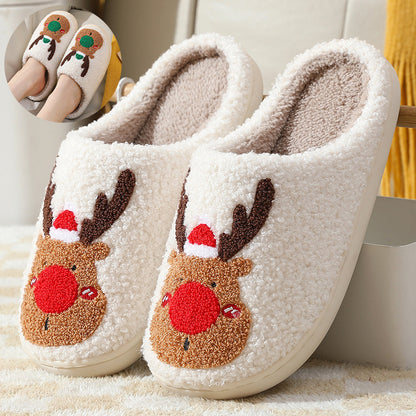 Christmas Elk Slippers