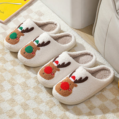 Christmas Elk Slippers