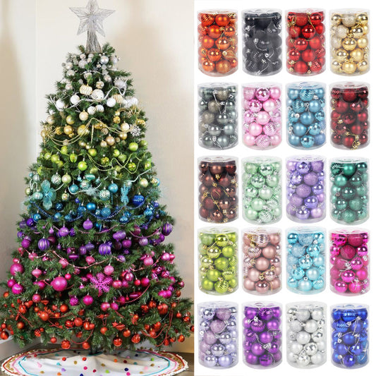 34PCS Christmas Tree Ornaments