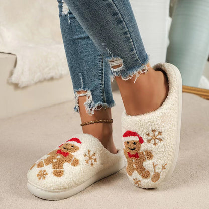 Christmas Gingerbread Slippers