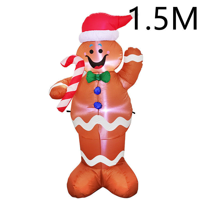 Christmas LED inflatable Doll