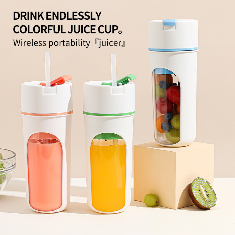 Electric Juicer USB Charging Wireless Juices Blender Fruit Orange Mixer Squeezer Machine Ice Crush Cup Food Processor