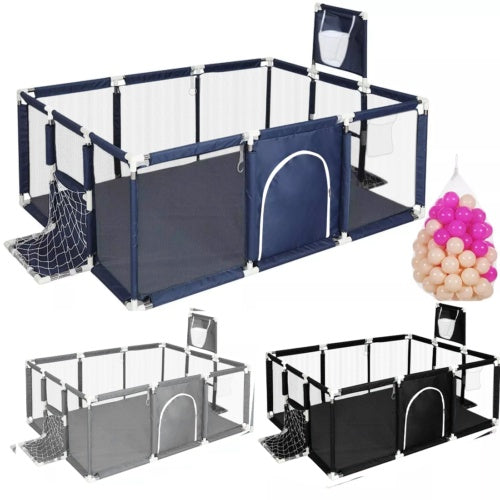 Large Baby Playpen Children Toddler Kids Indoor Play Pen   Balls Pool Basket