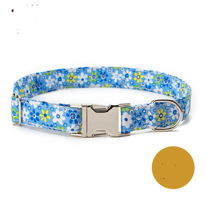 Adjustable Nylon Custom Dog Collar Free Engraved Name ID Tag Personalized