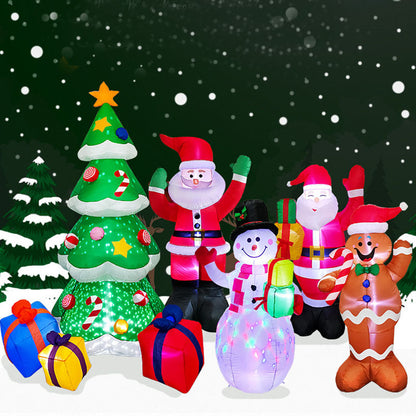 Christmas LED inflatable Doll