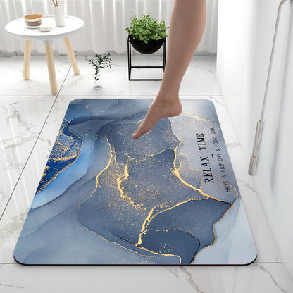 Anti-Slip Mat Super Absorbent Bathroom Floor Mat Diatom Mud Suitable For Kitchen Toilet