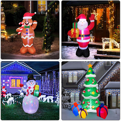 Christmas LED inflatable Doll