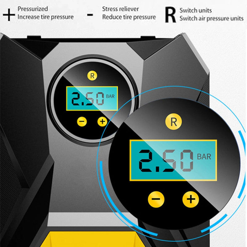 Electric Corded 12V 150PSI Car Tyre Inflator  Portable Air Compressor